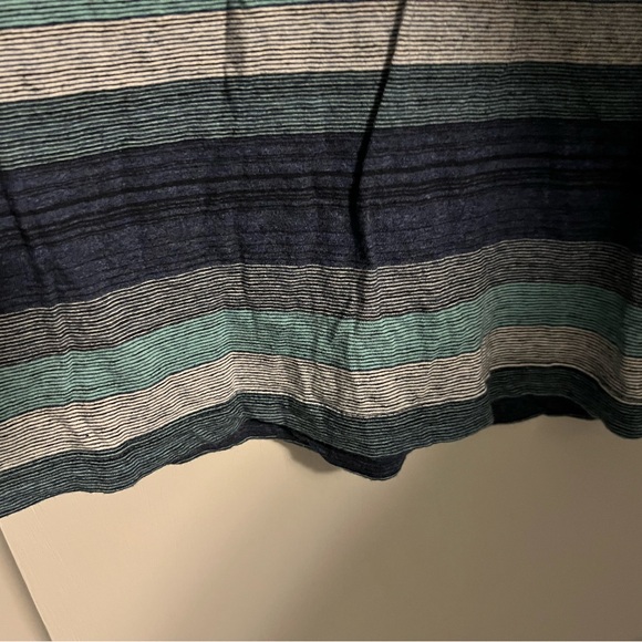 Blues/Grays Striped Tee - Picture 4 of 7